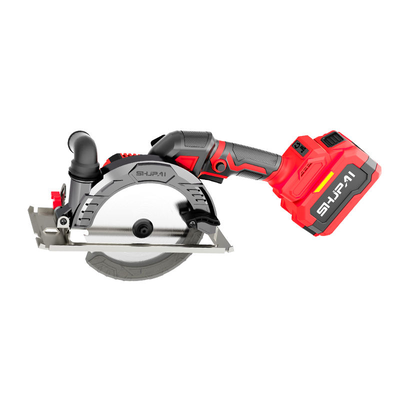 Quality  45 Degree Bevel Cordless Circular Saw 165mm 21V Brushless 63mm Depth Woodworking Saw factory
