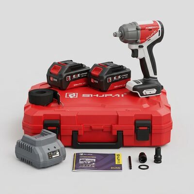 Quality  JP-BS50X Brushless Impact Wrench 500Nm 20V Cordless 1/2 Inch M10-M22 factory