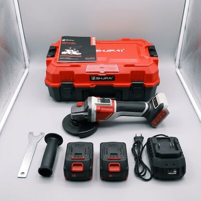 Quality  SHJPAI JP-JM125X 20V Brushless Cordless Angle Grinder 100mm 125mm Dual Size Variable Speed Kit factory