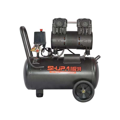 1380W 24L Oil Free Silent Piston Air Compressor For Home And Auto Use