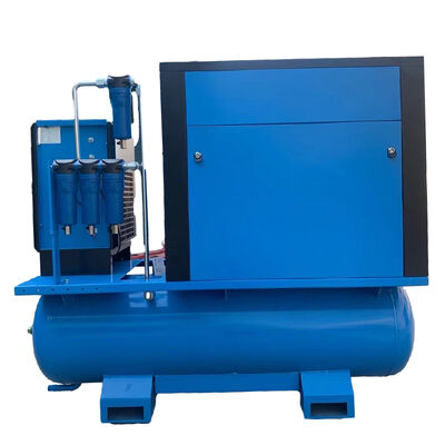 All In One Energy Saving Screw Air Compressor With Air Tank And Dryer