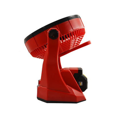28W Cordless Rechargeable Work Fan With Adjustable Tilt For Job Sites