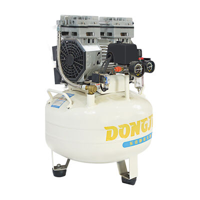 850W 30L Tank Ultra Silent Oil Free Air Compressor Portable For Dental And Laboratory Use