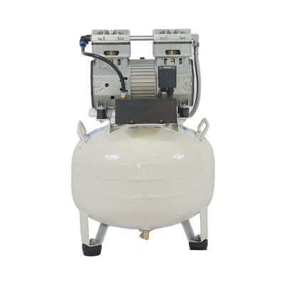 850W 30L Tank Ultra Silent Oil Free Air Compressor Portable For Dental And Laboratory Use
