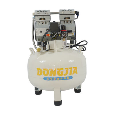 850W 30L Tank Ultra Silent Oil Free Air Compressor Portable For Dental And Laboratory Use