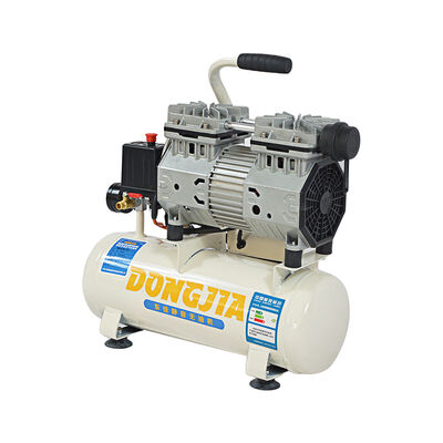 Oil Free Silent Piston Air Compressor With 8Bar Max Pressure 1400RPM Motor Speed And 9L Tank For Quiet Operation