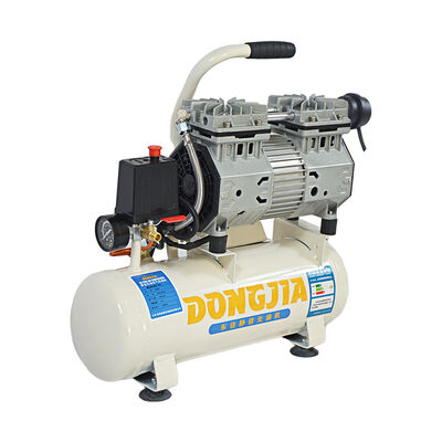 Oil Free Silent Piston Air Compressor With 8Bar Max Pressure 1400RPM Motor Speed And 9L Tank For Quiet Operation