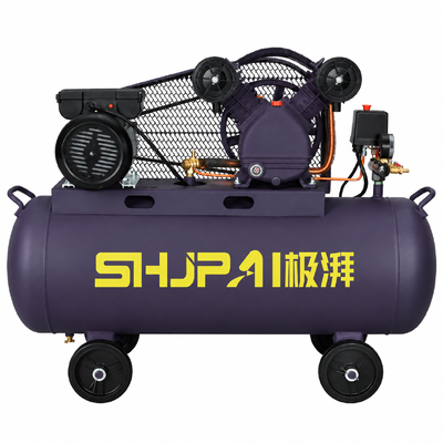 Portable Belt Driven Air Compressor W-0.12/8 1.10kW 60L Oil Lubricated Workshop Compressor