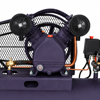 Portable Belt Driven Air Compressor W-0.12/8 1.10kW 60L Oil Lubricated Workshop Compressor