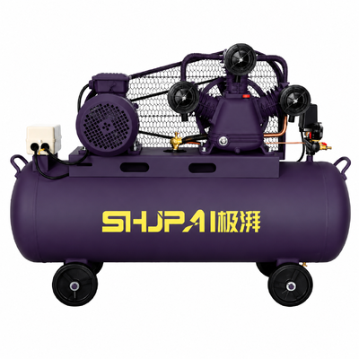 Portable Belt Driven Air Compressor W-0.36/8 3.0kW 90L Oil Lubricated Workshop Compressor