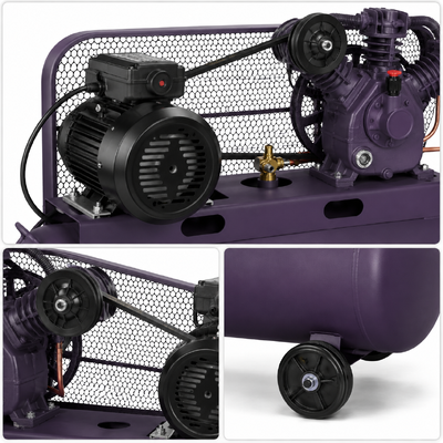 V-0.25/8 Belt Driven Air Compressor 0.25m³/min 0.8MPa Industrial Workshop Air Compressor