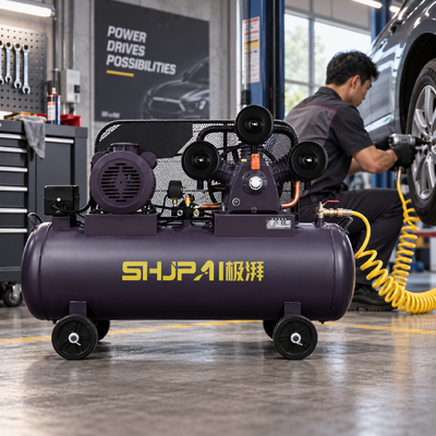 W-0.9/8 180L Industrial Belt Driven Air Compressor 0.9m³/min 0.8MPa