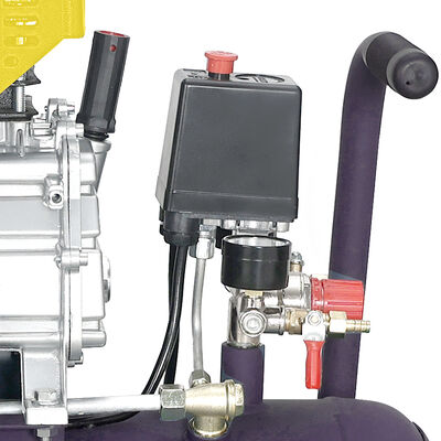50L Direct Drive Air Compressor 2.5HP 220L/Min Max Flow 8Bar Heavy Duty Oil Free Low Noise