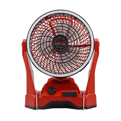 Portable Lithium Brushless Fan 180 Degree Rotation Dual Power Rechargeable Strong Wind 3 Speed