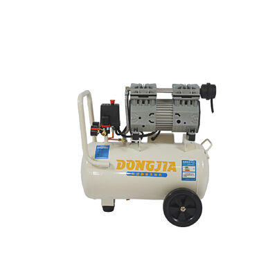 750W 24L 8Bar Oil Free Silent Piston Air Compressor For DIY Hobby