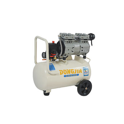 750W 24L 8Bar Oil Free Silent Piston Air Compressor For DIY Hobby