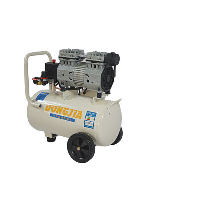 750W 24L 8Bar Oil Free Silent Piston Air Compressor For DIY Hobby