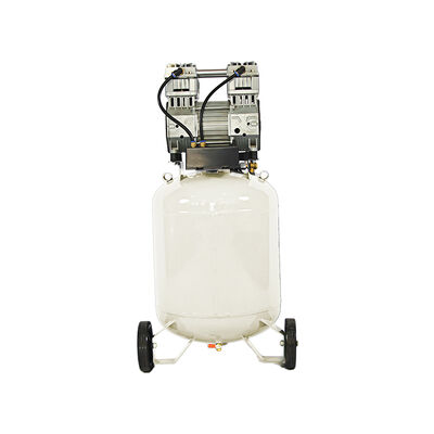 2HP 50L 8Bar 220V Oil Free Silent Piston Air Compressor For Dental Clinic