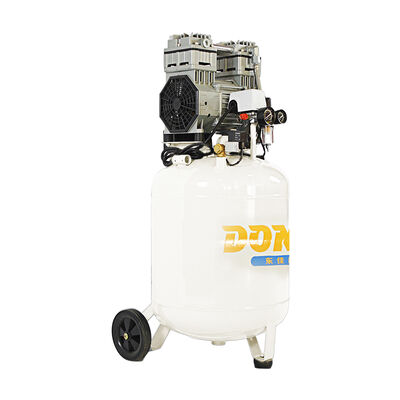 2HP 50L 8Bar 220V Oil Free Silent Piston Air Compressor For Dental Clinic