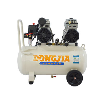 40L Tank 1700W 8 bar 120 L/min Dual Motor Oil Free Air Compressor