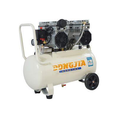 40L Tank 1700W 8 bar 120 L/min Dual Motor Oil Free Air Compressor