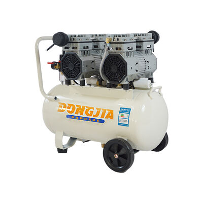 40L Tank 1700W 8 bar 120 L/min Dual Motor Oil Free Air Compressor