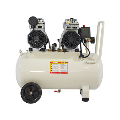 40L Tank 1700W 8 bar 120 L/min Dual Motor Oil Free Air Compressor