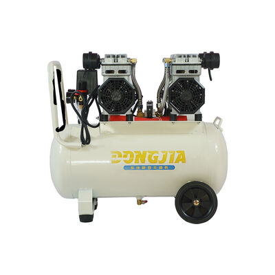 1960W Twin Motor 40L 8 bar Silent Oil Free Air Compressor 1400 RPM, 220V