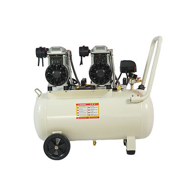 Oil Free Air Compressor 50L With Twin 1380W Motors 230 L/Min High Output