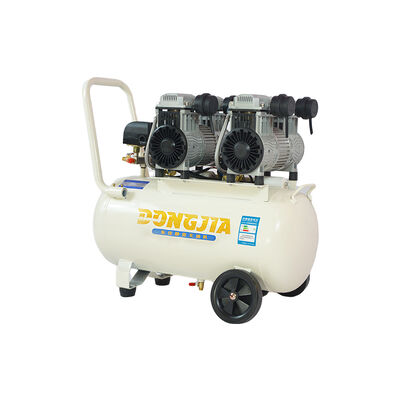 Oil Free Air Compressor 50L With Twin 1380W Motors 230 L/Min High Output