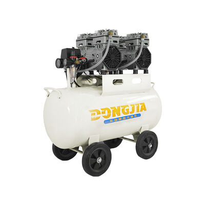 1960w 60L 1400RPM 145L/min Portable Oil Free Air Compressor For Workshop
