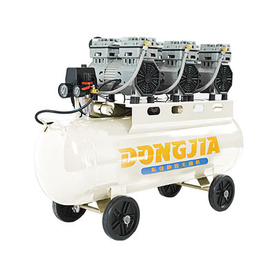 2040w 70L 8Bar 220V Oil Free Silent Piston Air Compressor