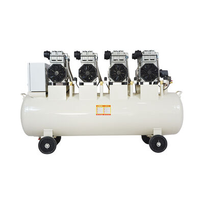 6720w 200L 8bar 380v 1400rpm Portable Oil Free Air Compressor For Workshop