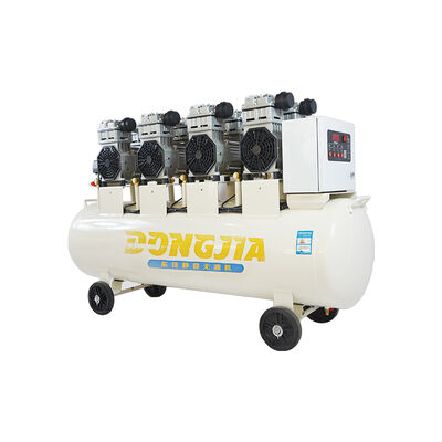 6720w 200L 8bar 380v 1400rpm Portable Oil Free Air Compressor For Workshop