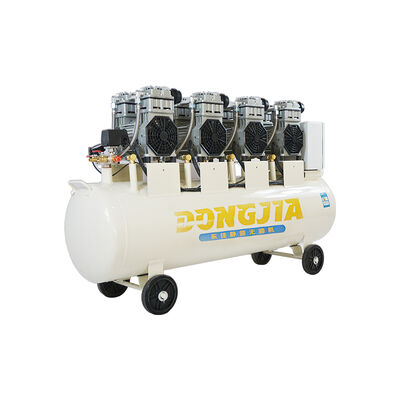 6720w 200L 8bar 380v 1400rpm Portable Oil Free Air Compressor For Workshop