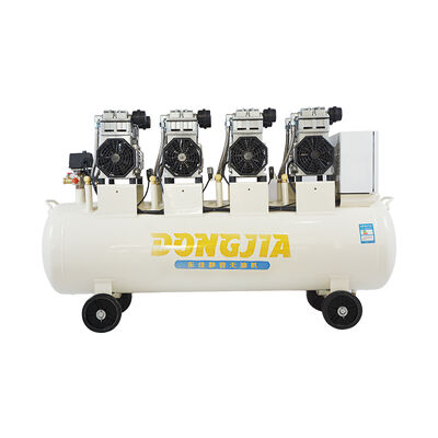 6720w 200L 8bar 380v 1400rpm Portable Oil Free Air Compressor For Workshop