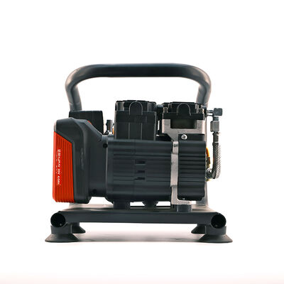 21V Cordless Air Compressor With 2L Tank 180W Dual Cylinder Portable Pump And U Handle Design