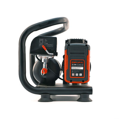 21V Cordless Air Compressor With 2L Tank 180W Dual Cylinder Portable Pump And U Handle Design