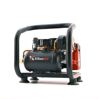 21V Cordless Air Compressor With 2L Tank 180W Dual Cylinder Portable Pump And U Handle Design