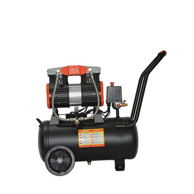 25L Oil Free Silent Air Compressor 1450W Copper Wire Motor Manufacturer High Gas Production Large Tank, And Low Noise For Carpentry Industrial Use