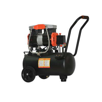 25L Oil Free Silent Air Compressor 1450W Copper Wire Motor Manufacturer High Gas Production Large Tank, And Low Noise For Carpentry Industrial Use