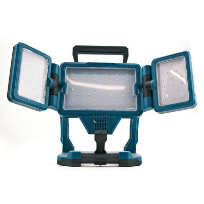 150W Dual Head LED Flood Work Light 7200LM Portable Jobsite Lamp Foldable Wide Coverage