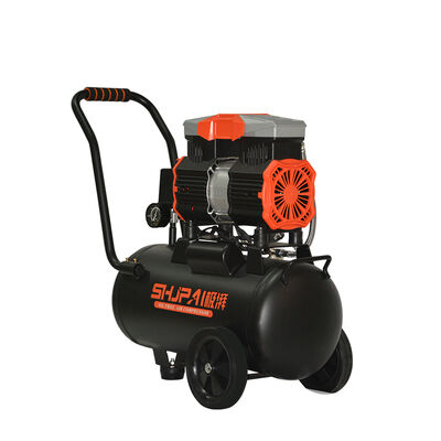 1450W 25L Tank 138 L/min Portable Silent Oil Free Air Compressor