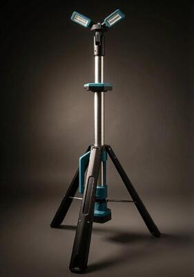 96W Rechargeable LED Light Tower 3000LM Adjustable Tripod Work Light