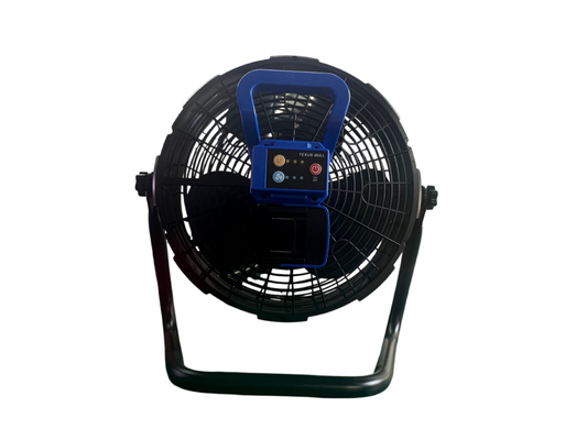 14 Inch Cordless High Velocity Fan 50W 6m3/Min 3 Speed Timer Wide Base Tool Battery