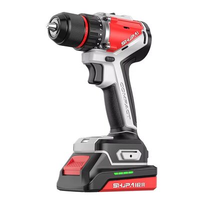 21V Heavy Duty Cordless Drills 60N.M High Torque Lithium Rechargeable Driver With 2 Batteries