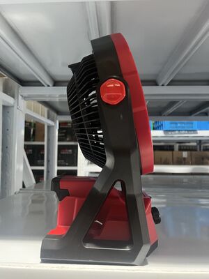 10 Inch Multi Function Lithium Fan With LED Light 5m³/min Airflow USB Compatible