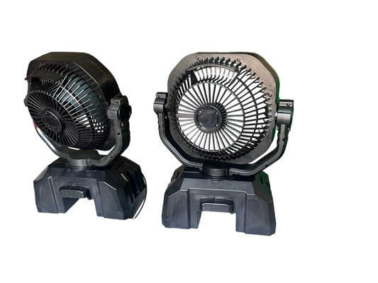 10 Inch Oscillating 28W Portable Air Circulator Lithium Fan With Wide Angle Coverage