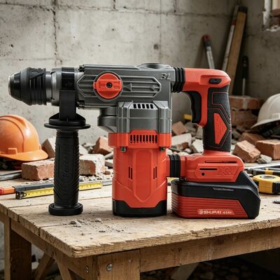 21V 3 In 1 Cordless Brushless Rotary Hammer SDS Plus Style JP-ZC1X