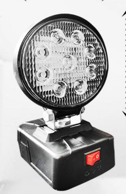 4 Inch Round High Intensity USB Work Light 9W 1200 Lumens Circular LED Spot Lamp